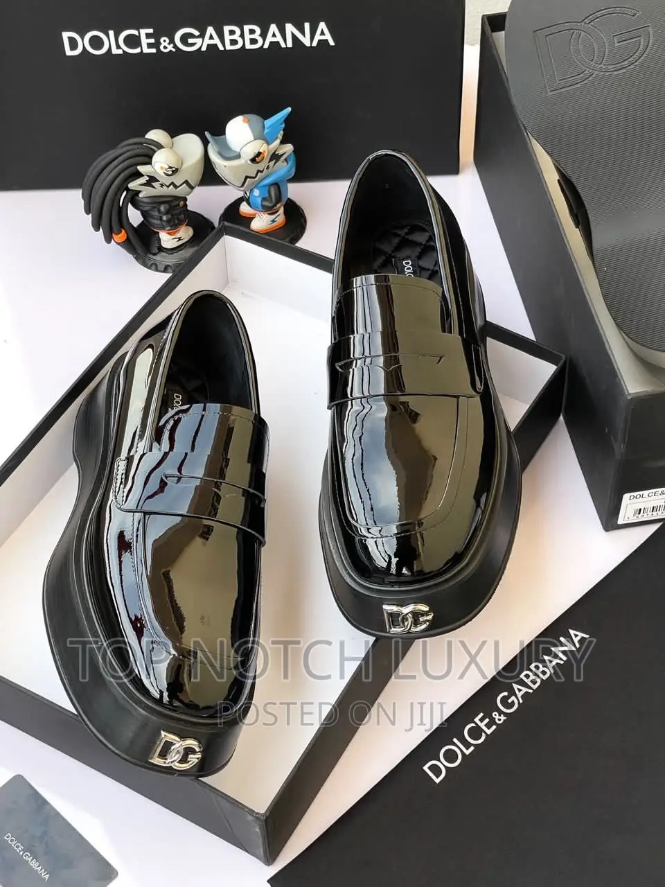 Original Dolce Gabbana Thick Leather Luxury Designer Shoe