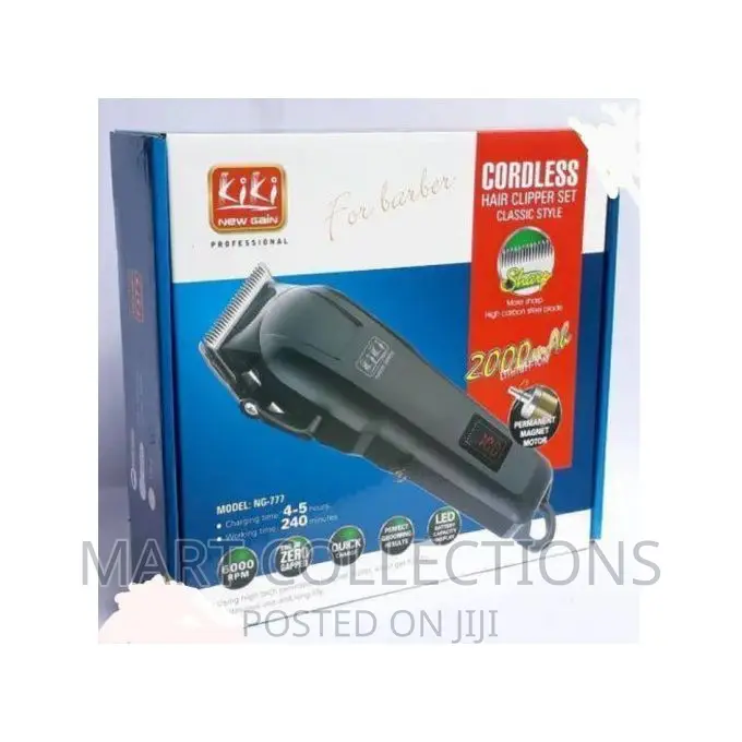Kiki Clipper LED Display Cordless Rechargeable Clipper