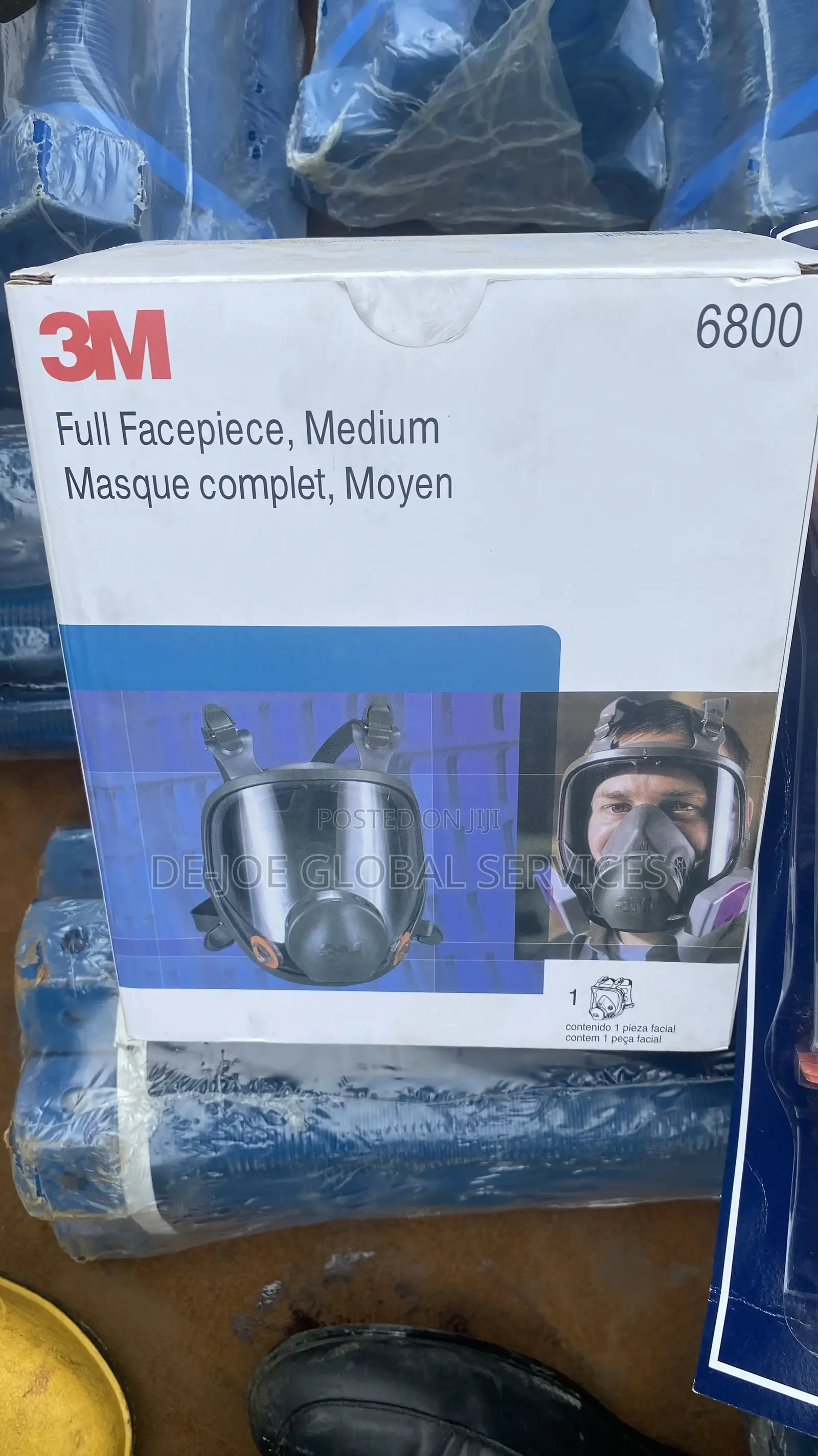 3MTM Full Facepiece Reusable Respirator Mask 6800 Medium