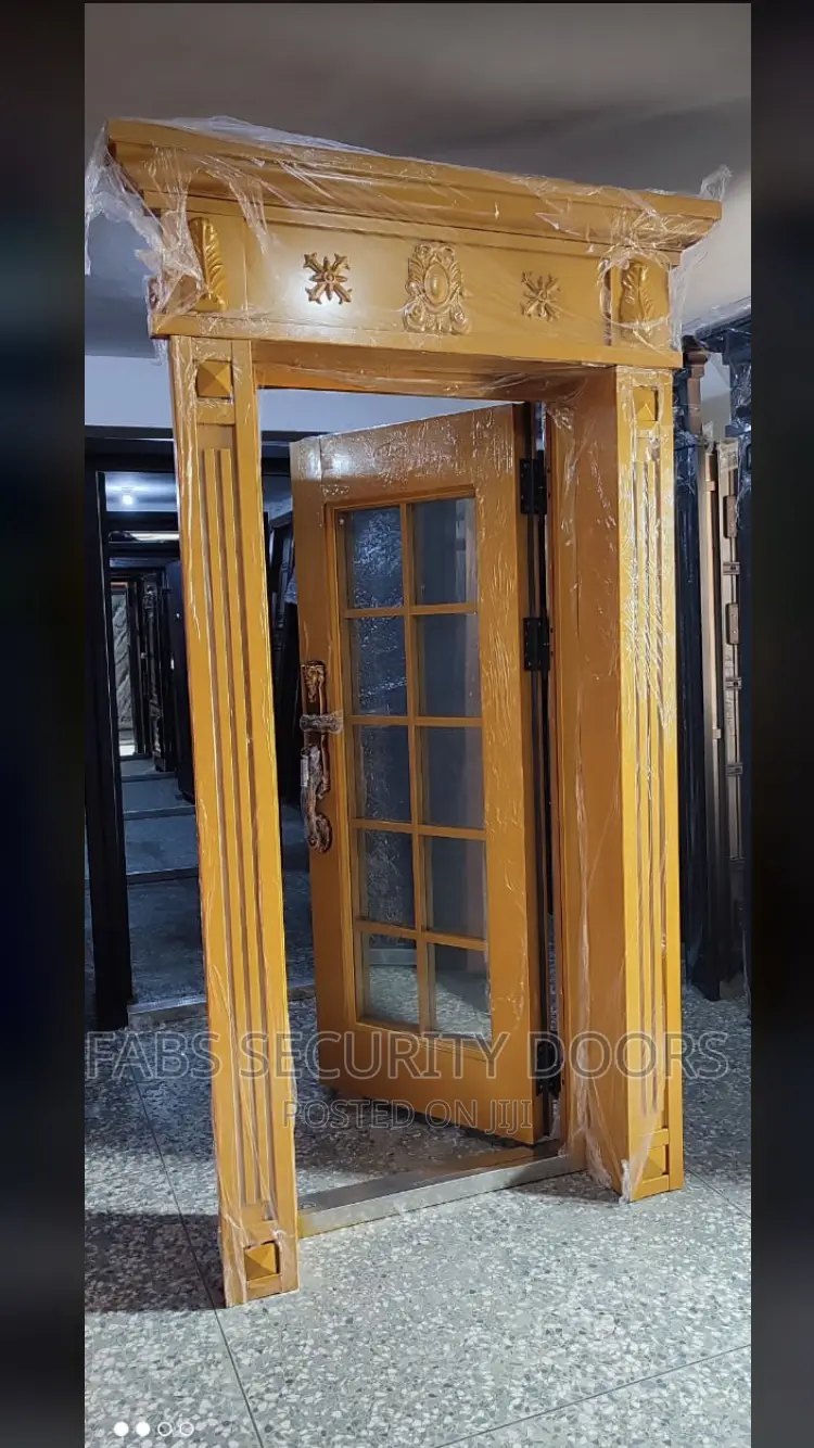 French Glass With Ark and Pillar