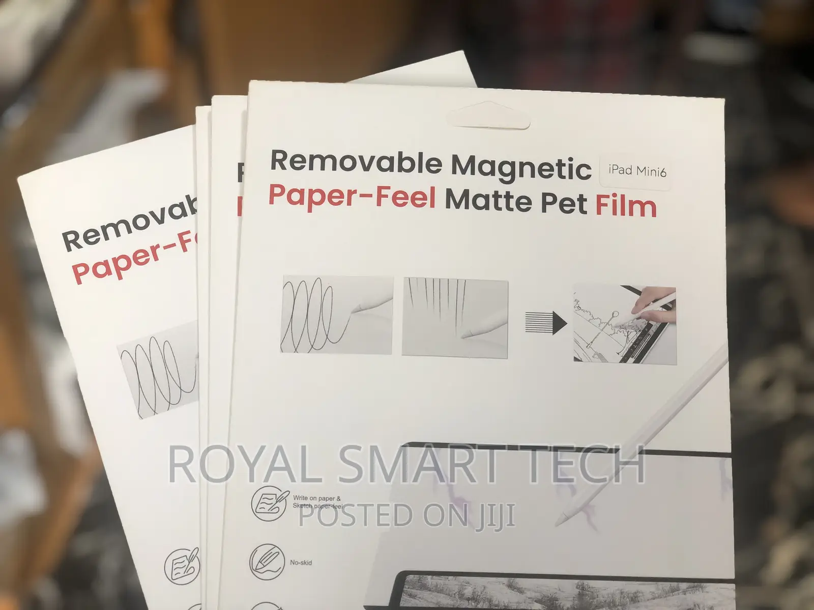 Removable Magnetic Paper-Feel Matte Pet Film