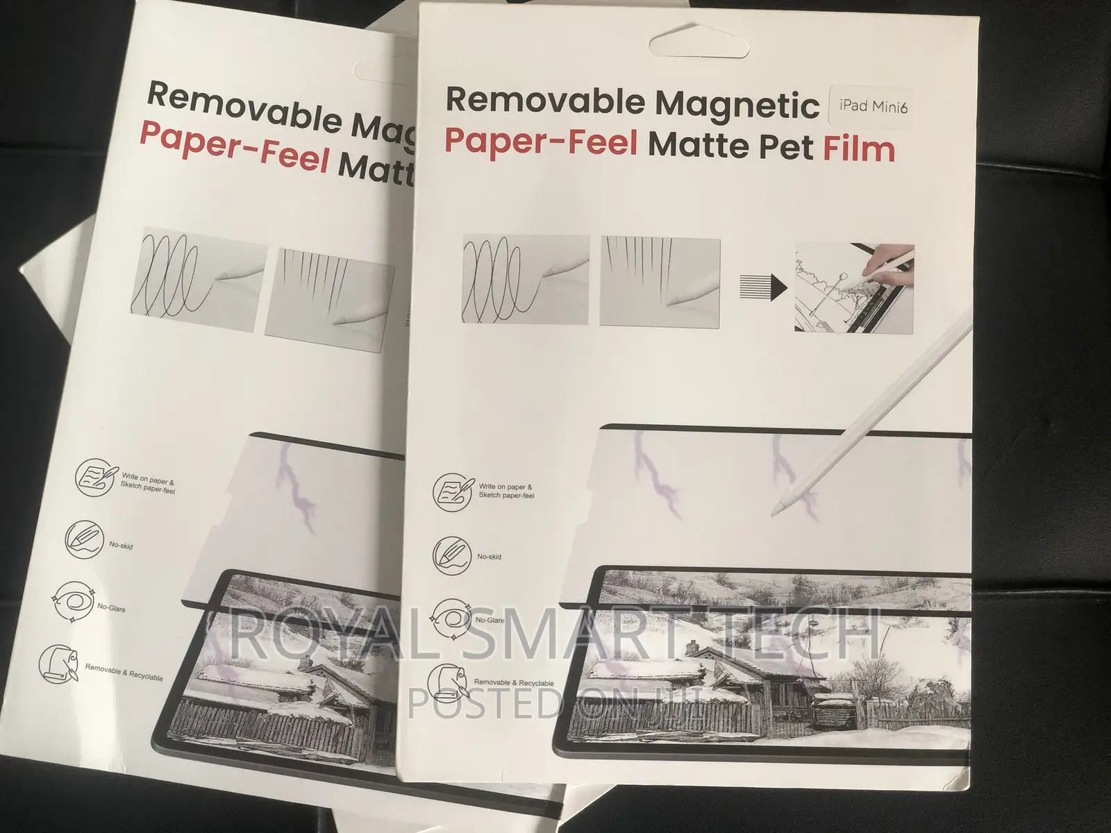 Removable Magnetic Paper-Feel Matte Pet Film