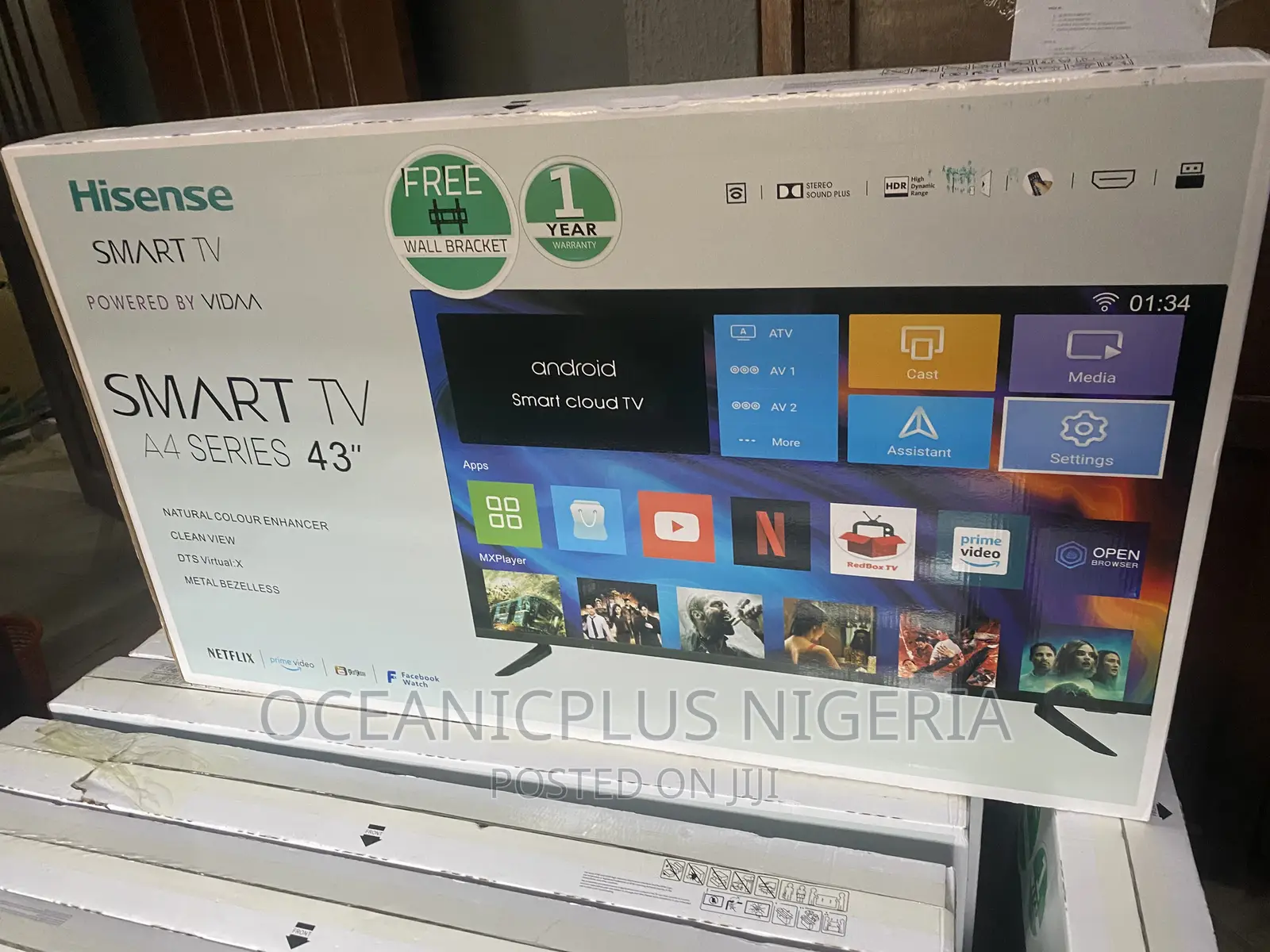 Hisense 43-Inch Full HD LED TV +Free Wall Bracket- 43B5100