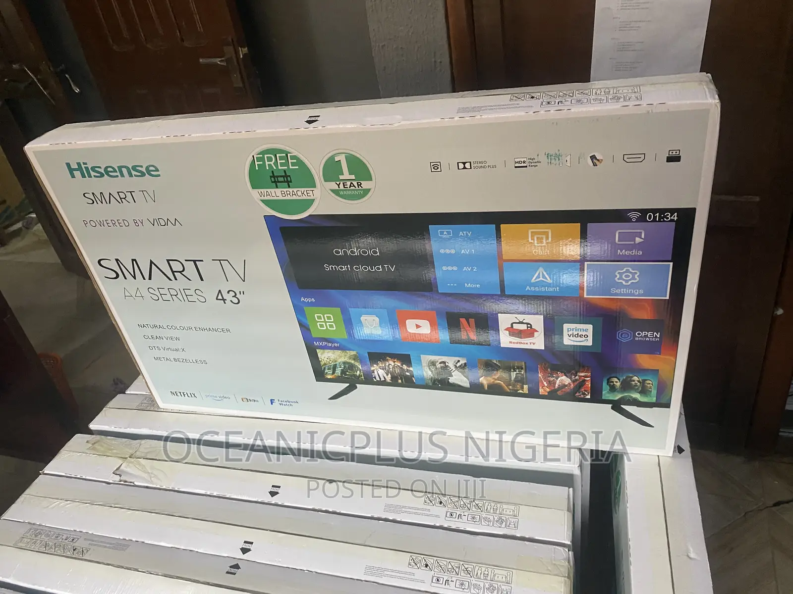 Hisense 43-Inch Full HD LED TV +Free Wall Bracket- 43 Inches