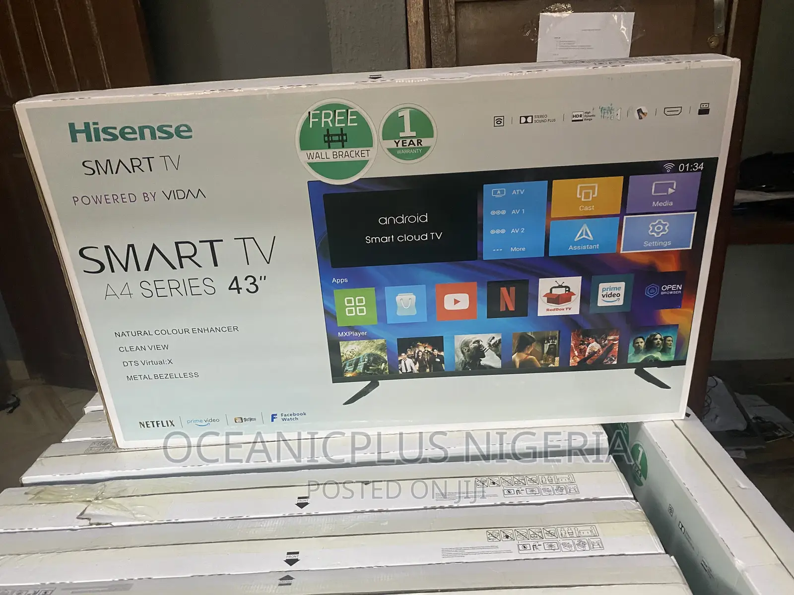 Hisense 43-Inch Full HD LED TV +Free Wall Bracket Available