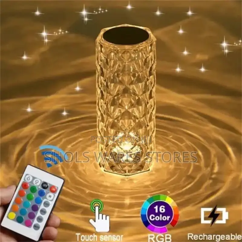 Crystal Lamp for Bedroom Bedside | Atmosphere Lamp Projectio