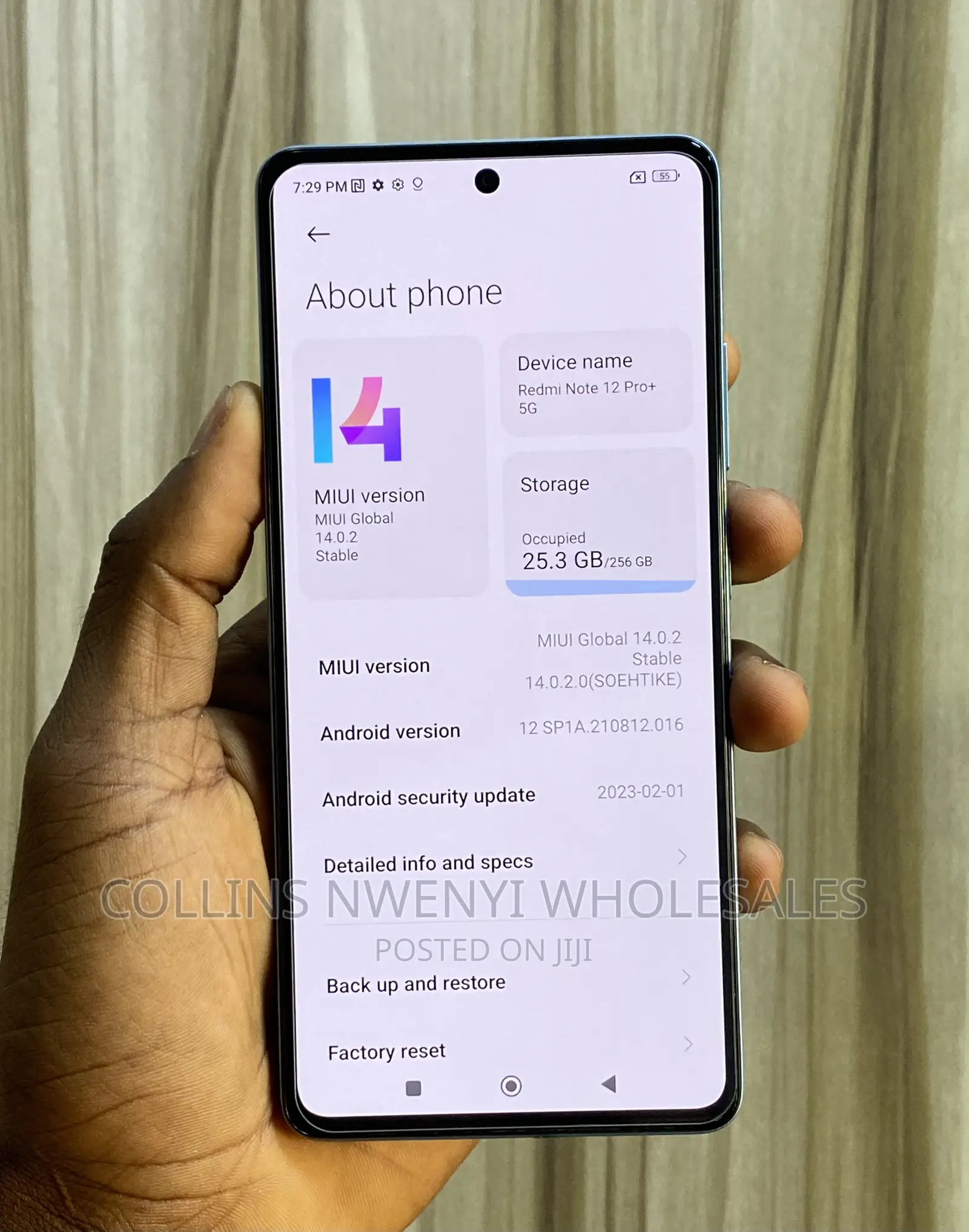 Xiaomi Redmi Note 12 Pro+ 5G 256 GB Blue