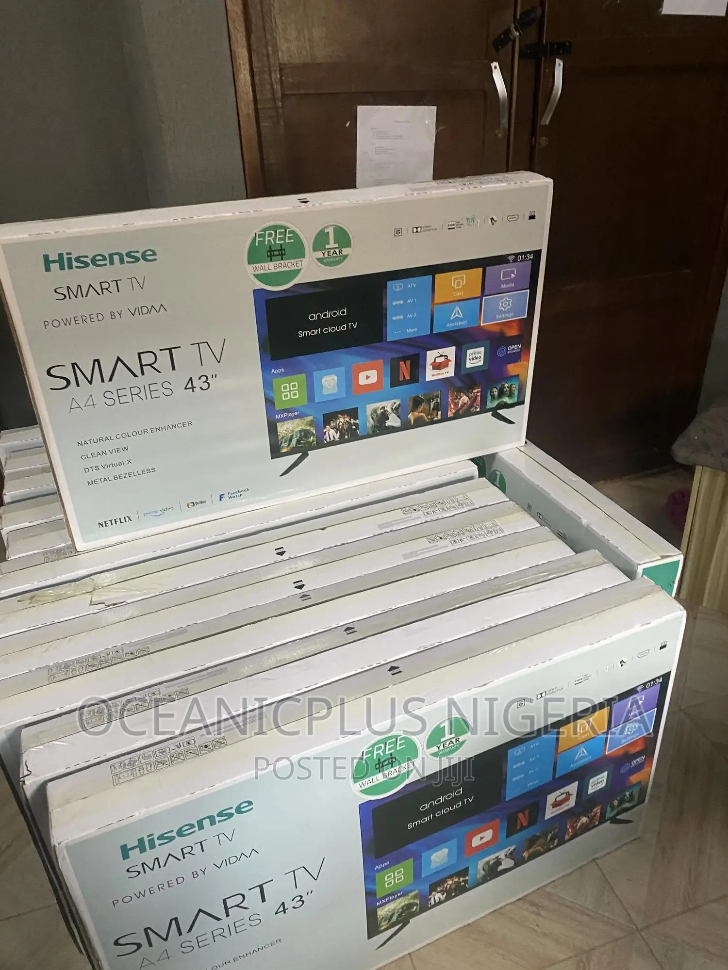 SMART Hisense 43-Inch Full HD LED Tv+Free Wall Bracket