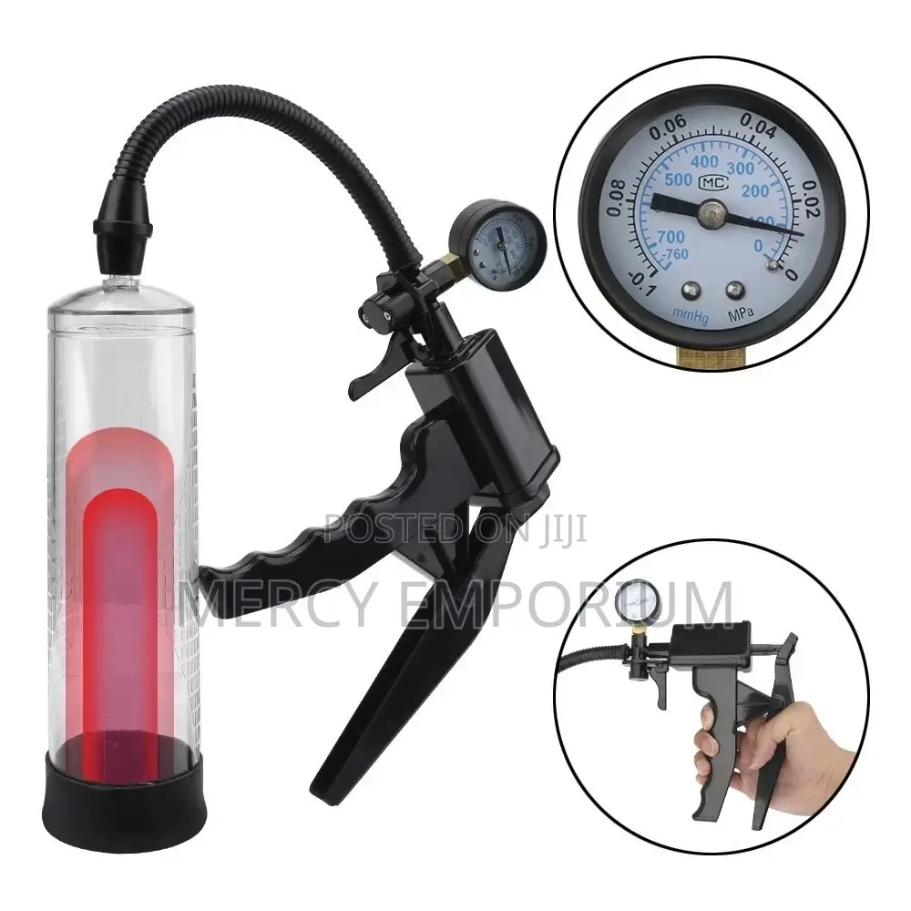 Penis Enlargement Pump With Pressure Gauge