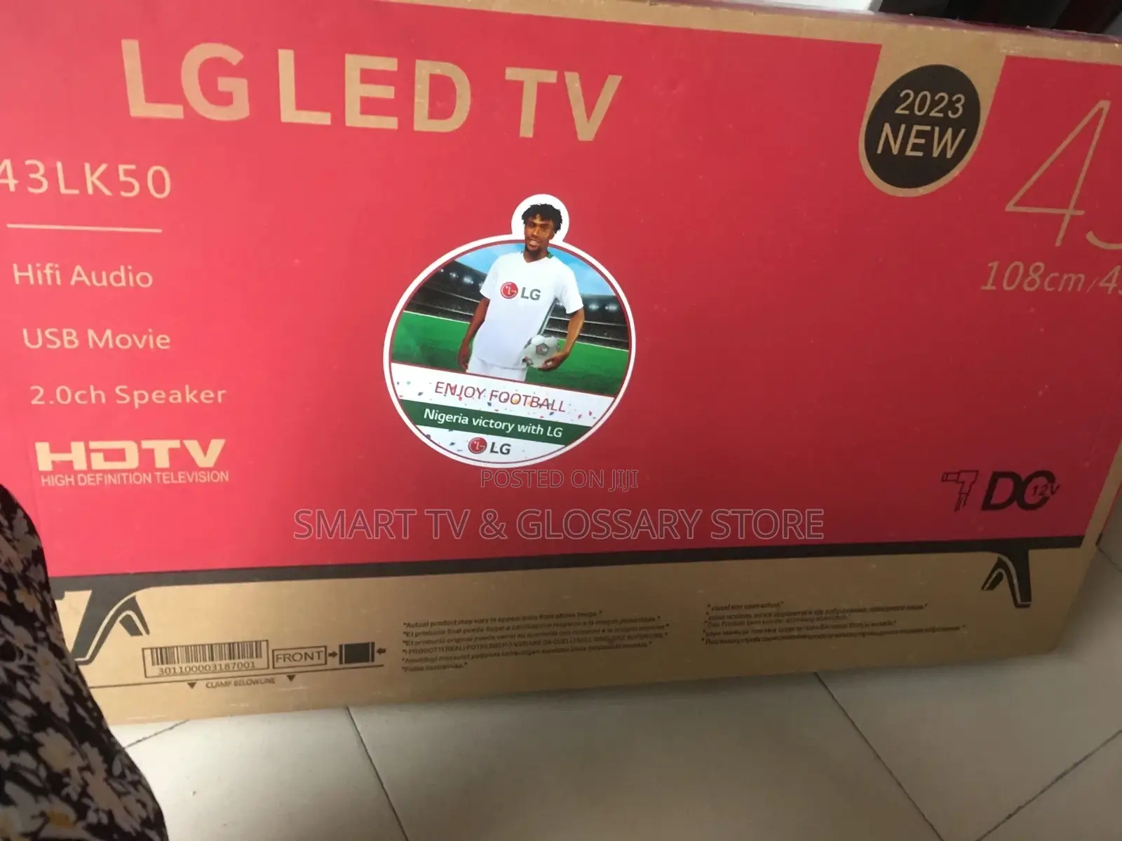 43inches LG With Buidin Showcasing Apps