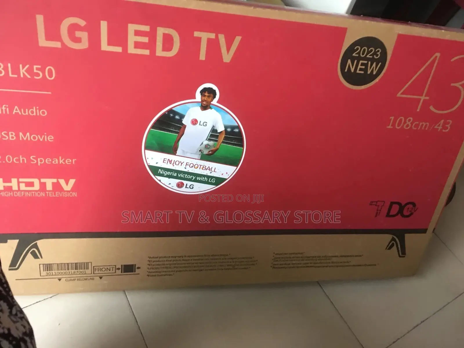 43inches LG With Buidin Showcasing Apps