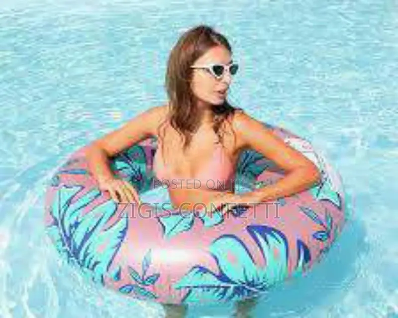 Tropical Leaves Water Rafts Foam Inner Tube