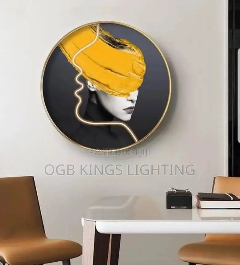 Popular Logo Designer Kaw Decoration Painting LED Wall Lamp