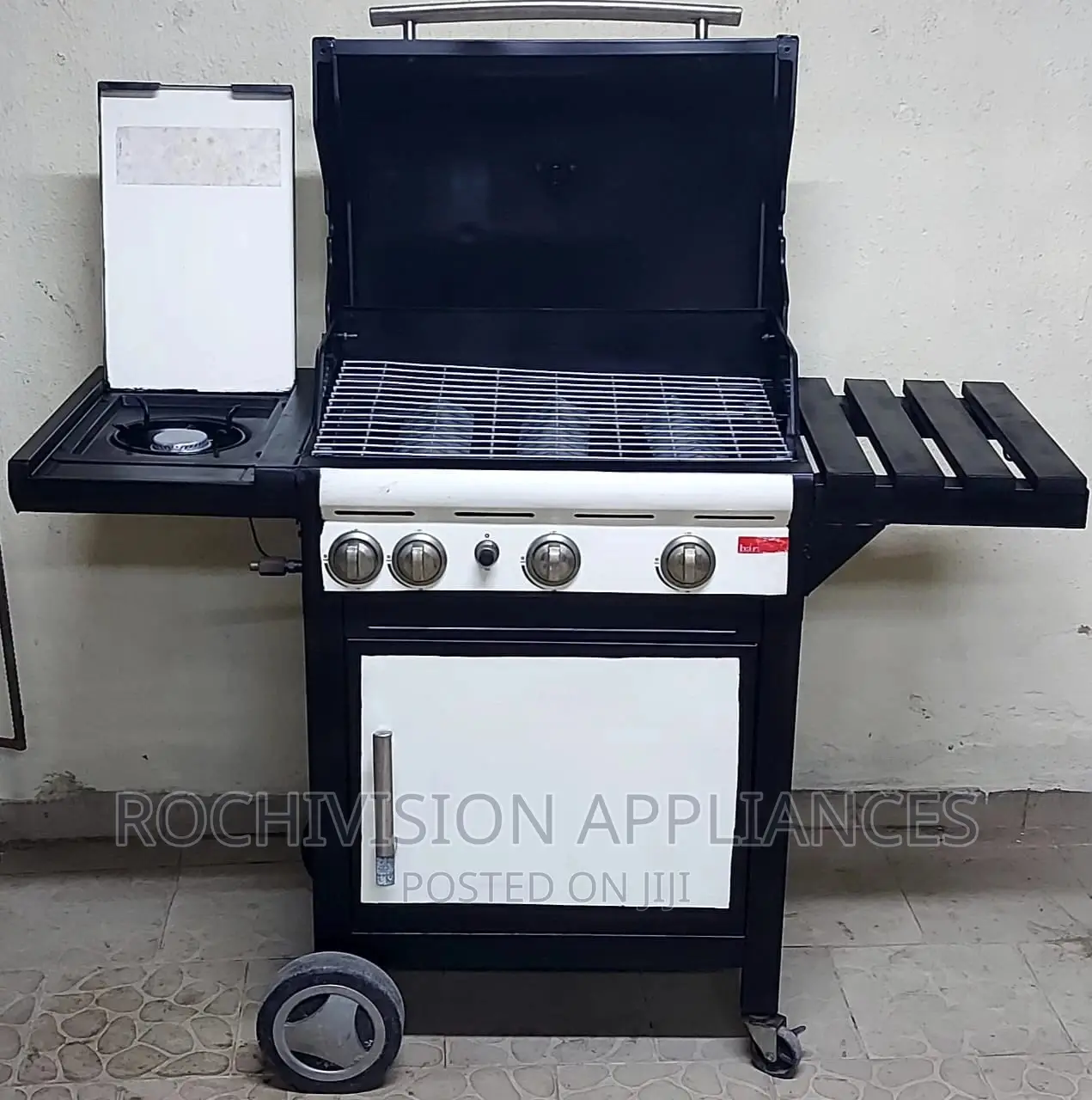 Barbecue Grill Side Stove Barbecue Gas Charcoal Grill BBQ