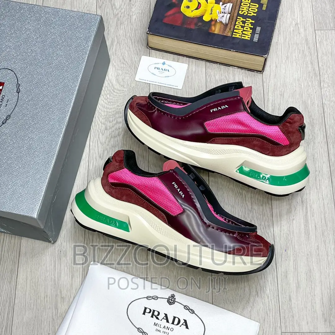Original PRADA PANELLED LEATHER CHUNKY Available in Store