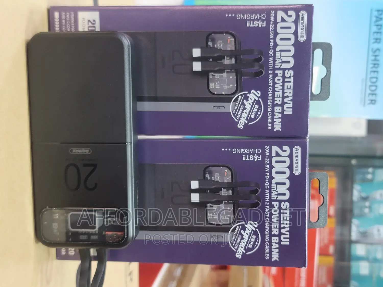 Remax Rpp620 20000mah Lithium Polymer Power Bank