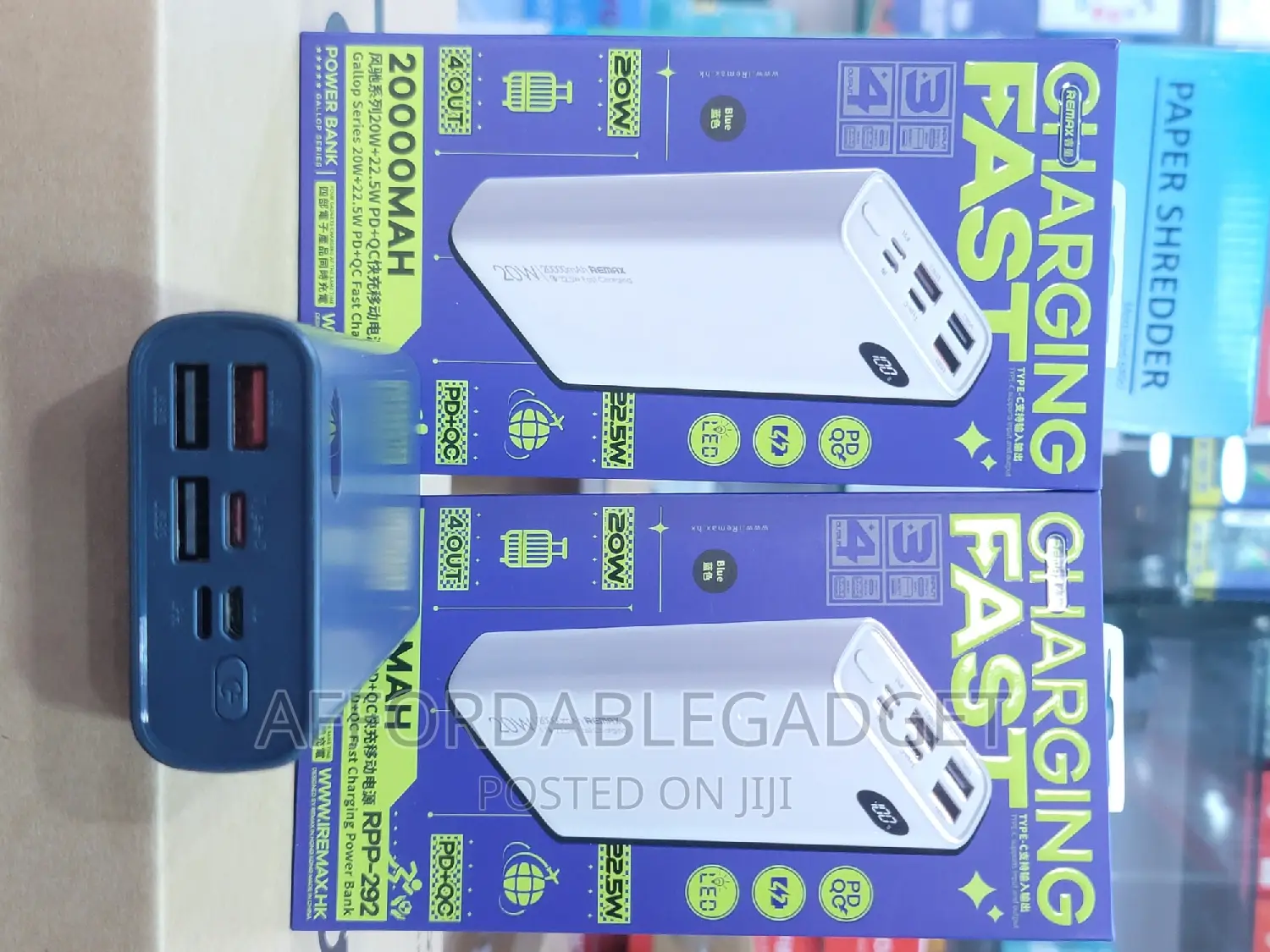 Remax Rpp292 20000mah Lithium Polymer Power Bank