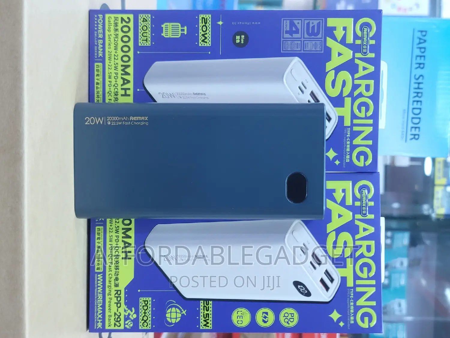 Remax Rpp292 20000mah Lithium Polymer Power Bank