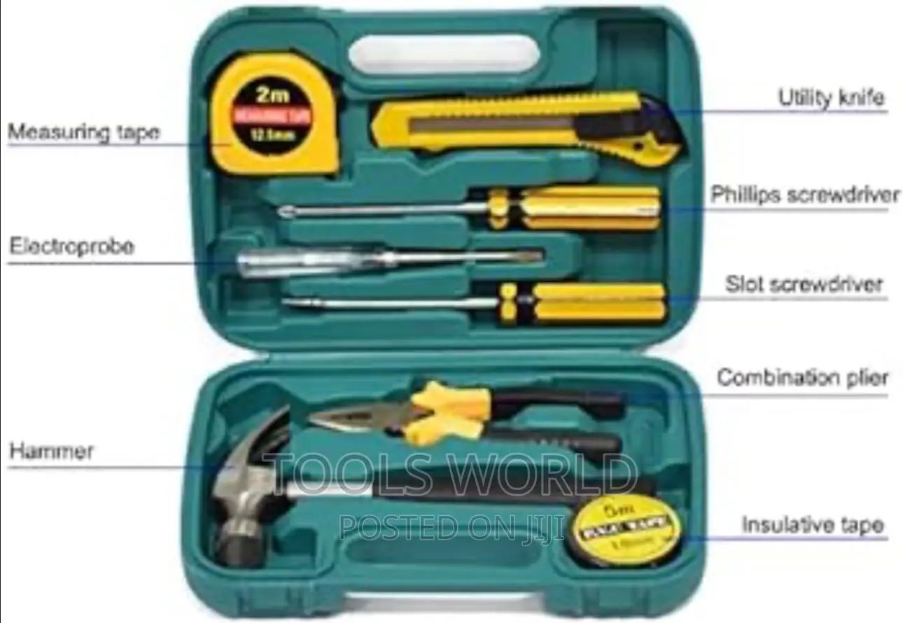9 PCS Mechanics Tool Set Home Tool Kit