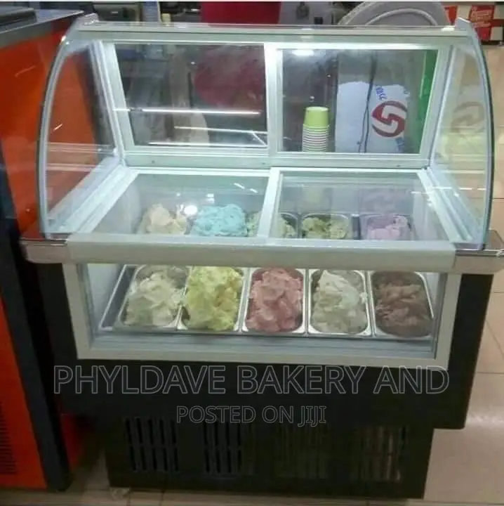 Quality Imported Ice Cream Display Chiller Showcase Machine