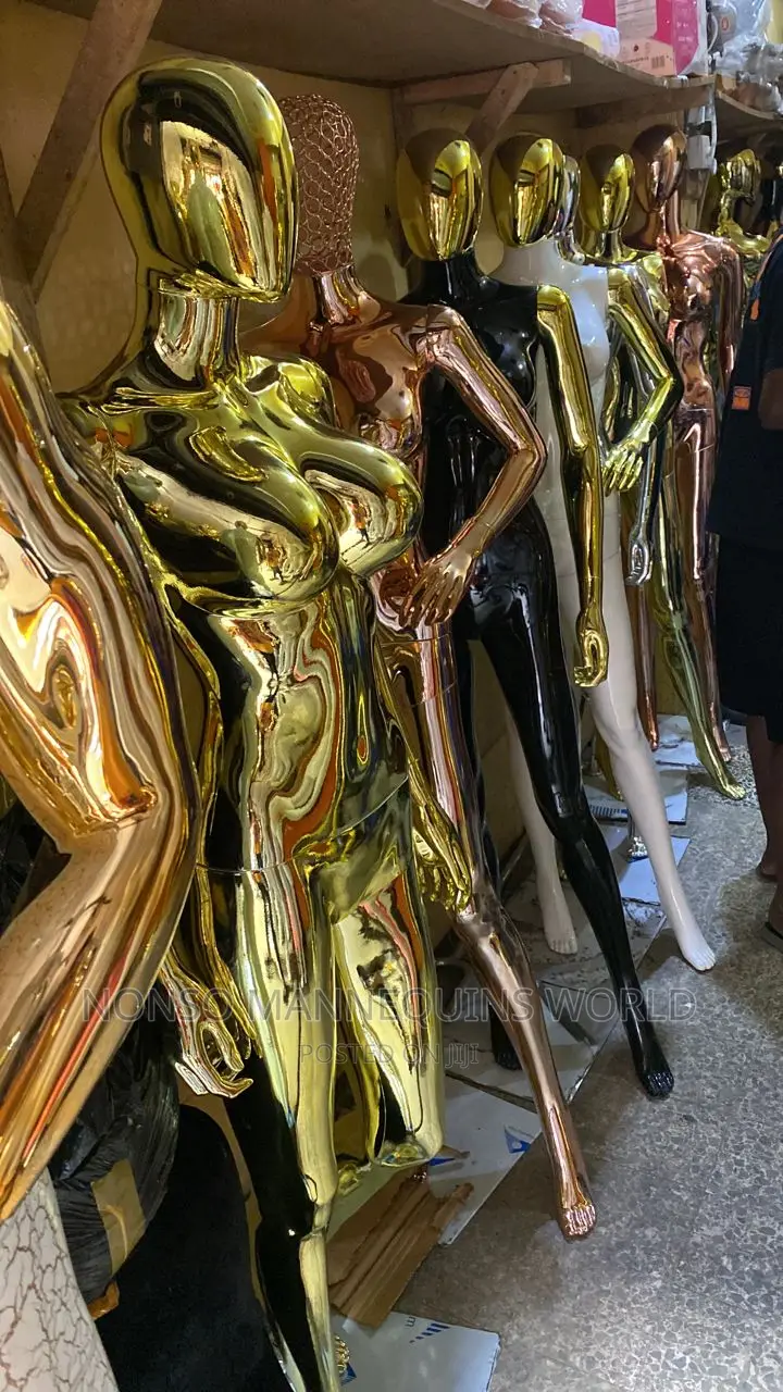 All Shades of Female Chrome Mannequin