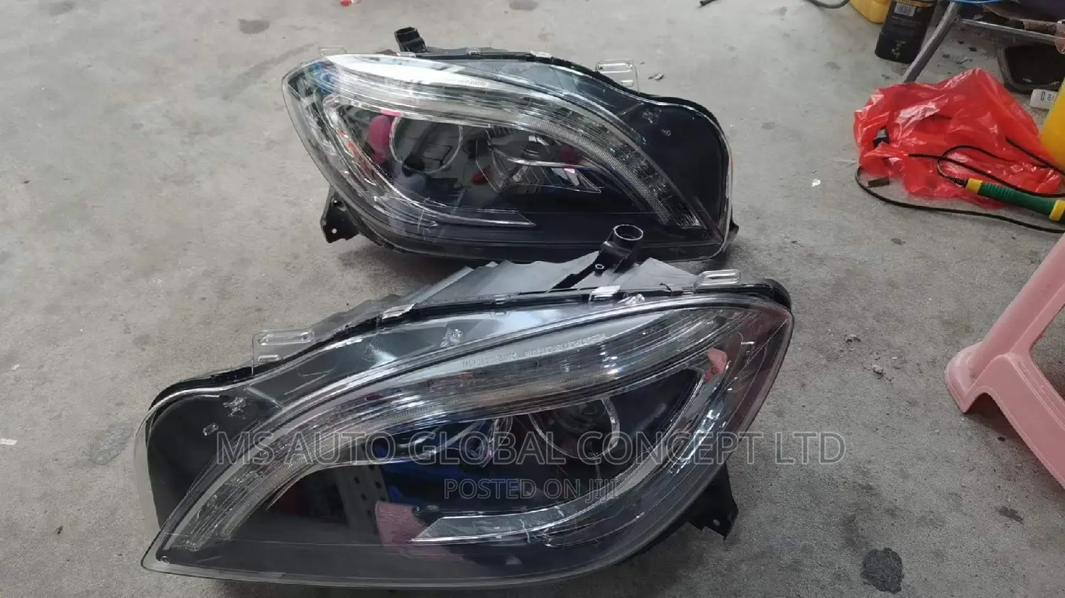 Mercedes Benz ML 166 Headlights Led