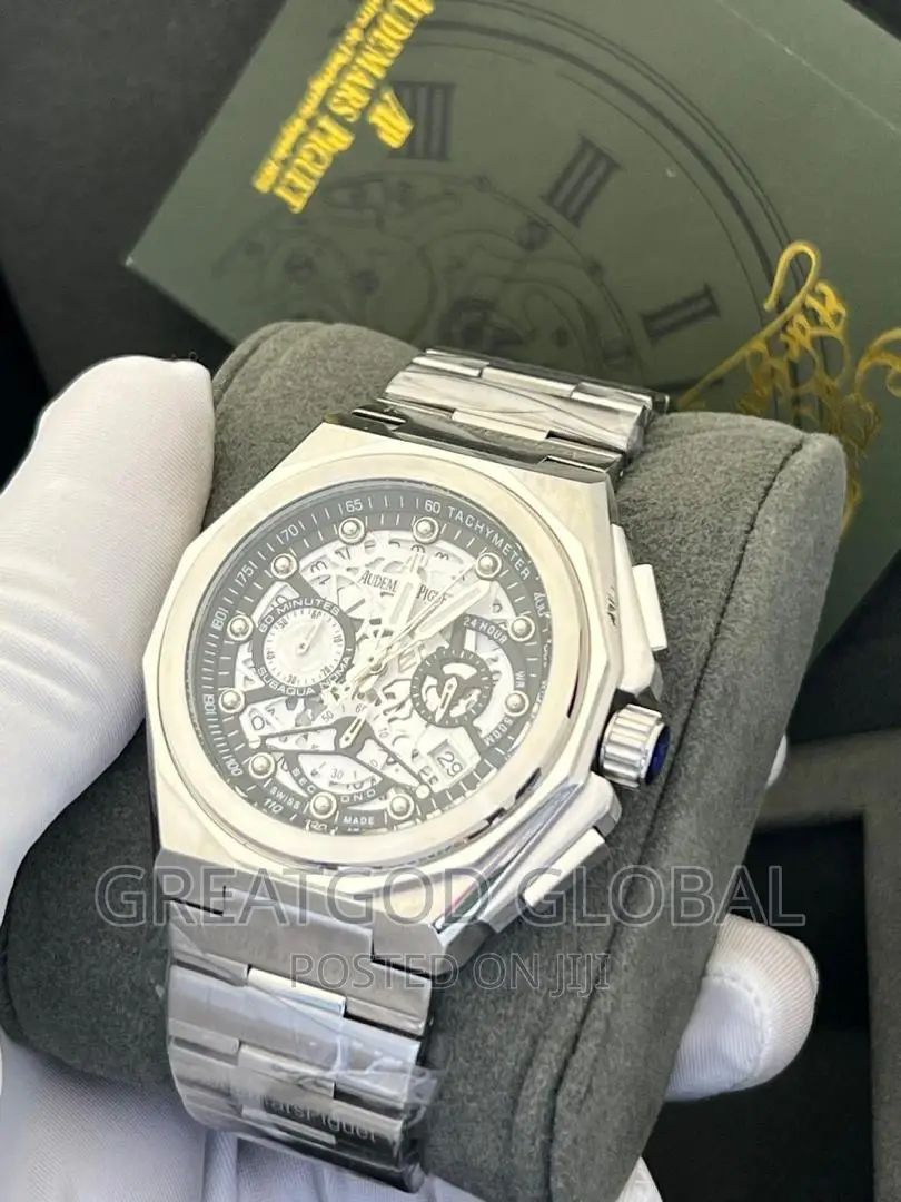 Audemas Pigeut Chronograph Chain Wrist Watches 