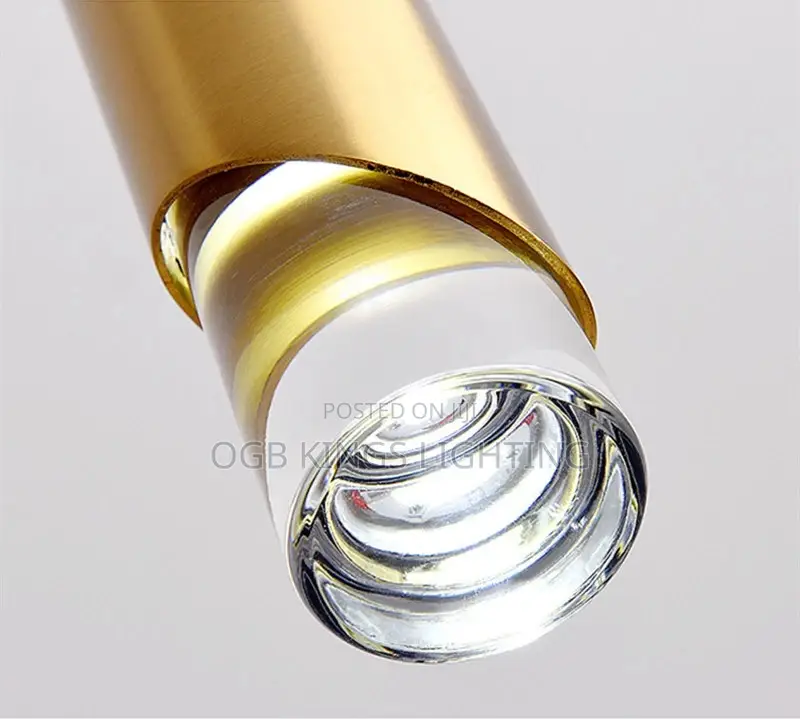LED Pendant Light Gold Black Dimmable Chandelier Daning LED