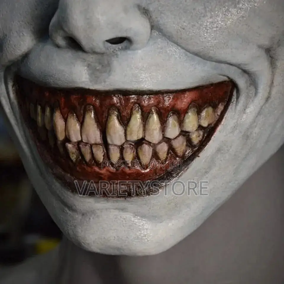 Halloween Mask Scary Smiling Demon Mask