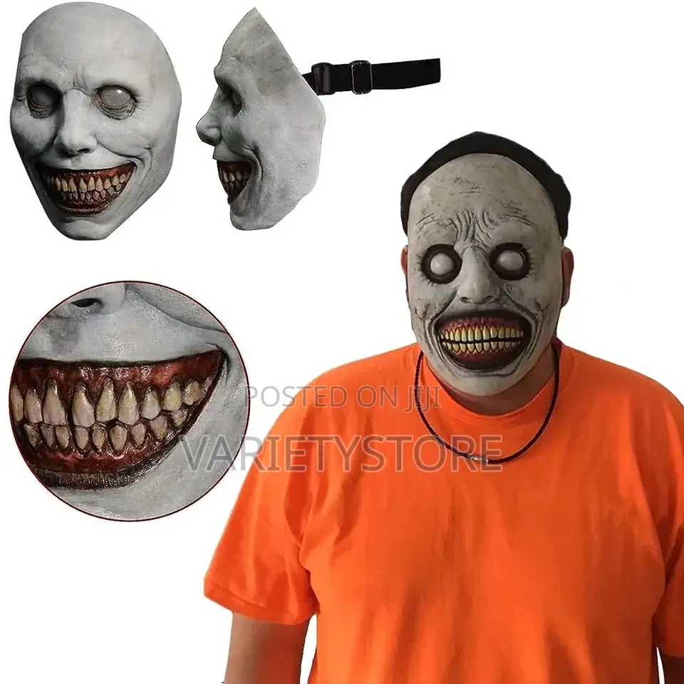 Halloween Mask Scary Smiling Demon Mask