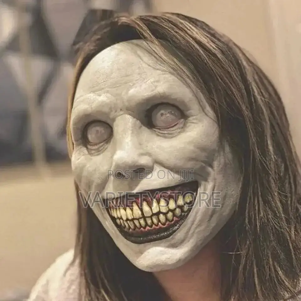 Halloween Mask Scary Smiling Demon Mask