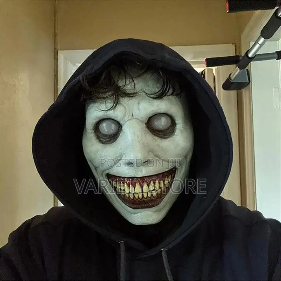 Halloween Mask Scary Smiling Demon Mask