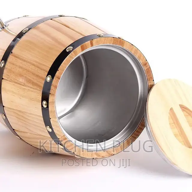 Wood Beer Barrel Dispenser 3 Litres