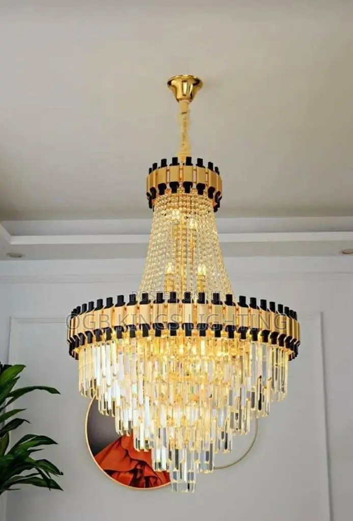 Crystal Chandelier Villa Indoor Living Room Pendant Lighting