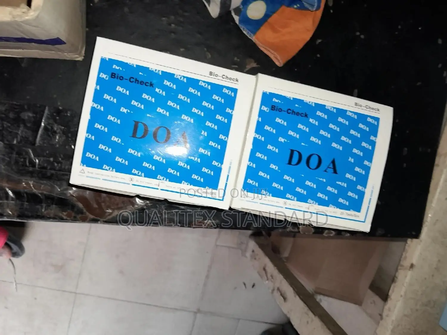 Newly Arrived Biocheck DOA