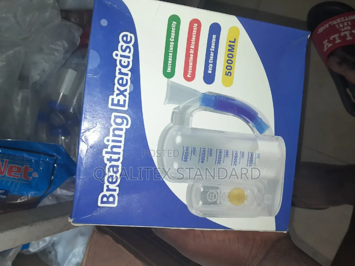 5000ml Breathing Exercise ( SPIROMETER)