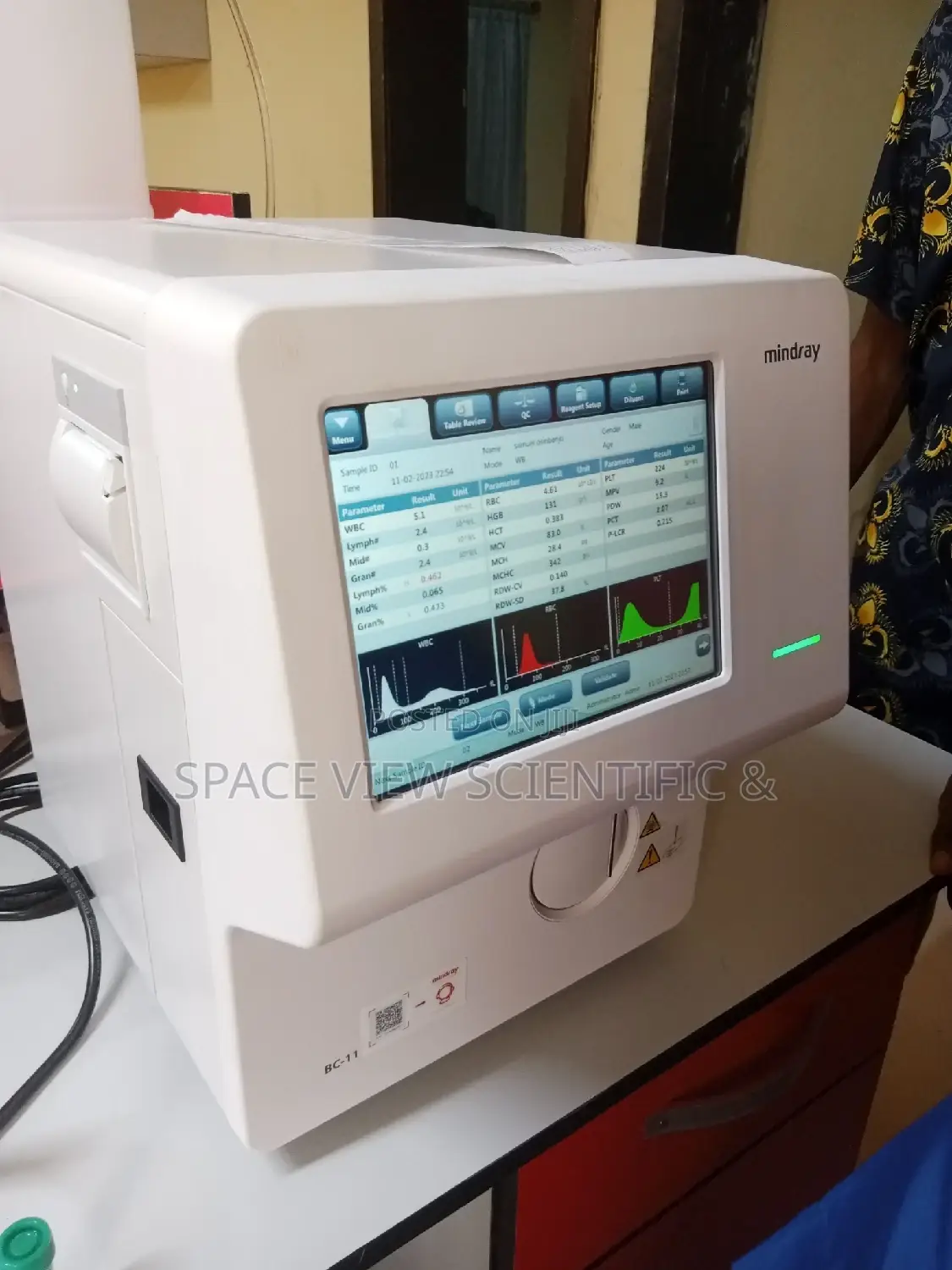 Mindray Heamatology Analyzer 3 Part