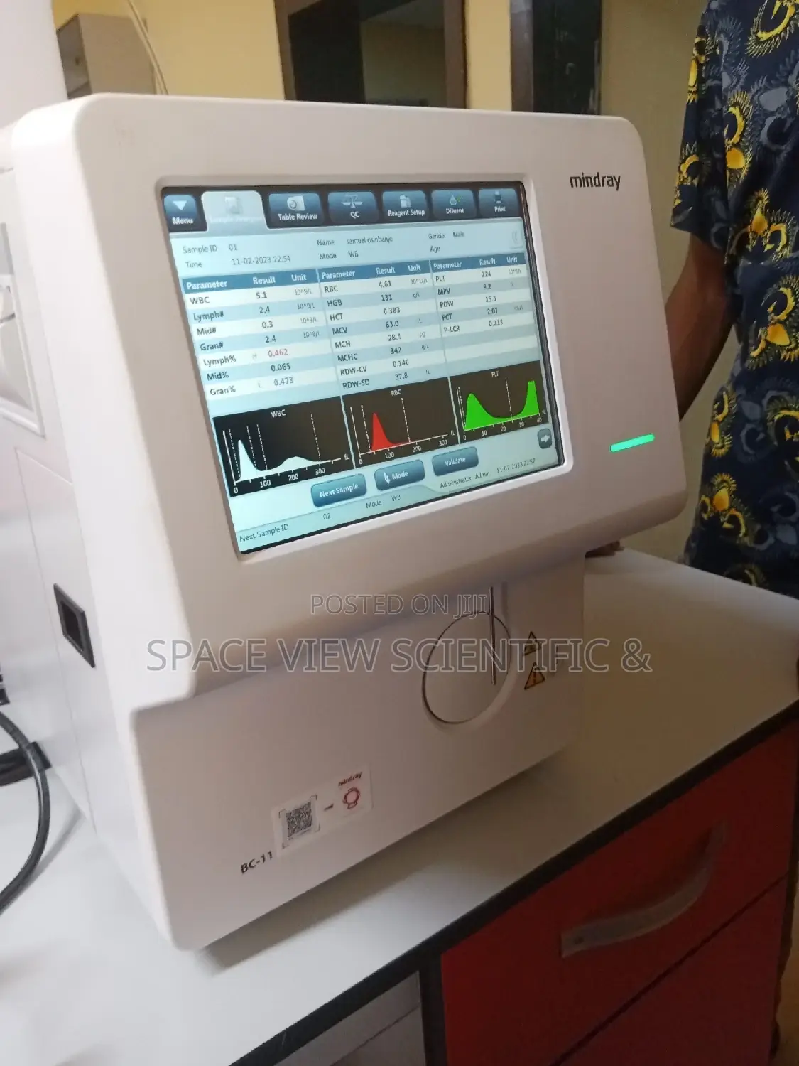 Mindray Heamatology Analyzer 3 Part