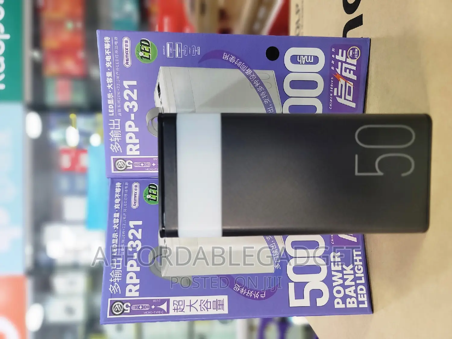 50,000 Mah Power Bank With Led Light