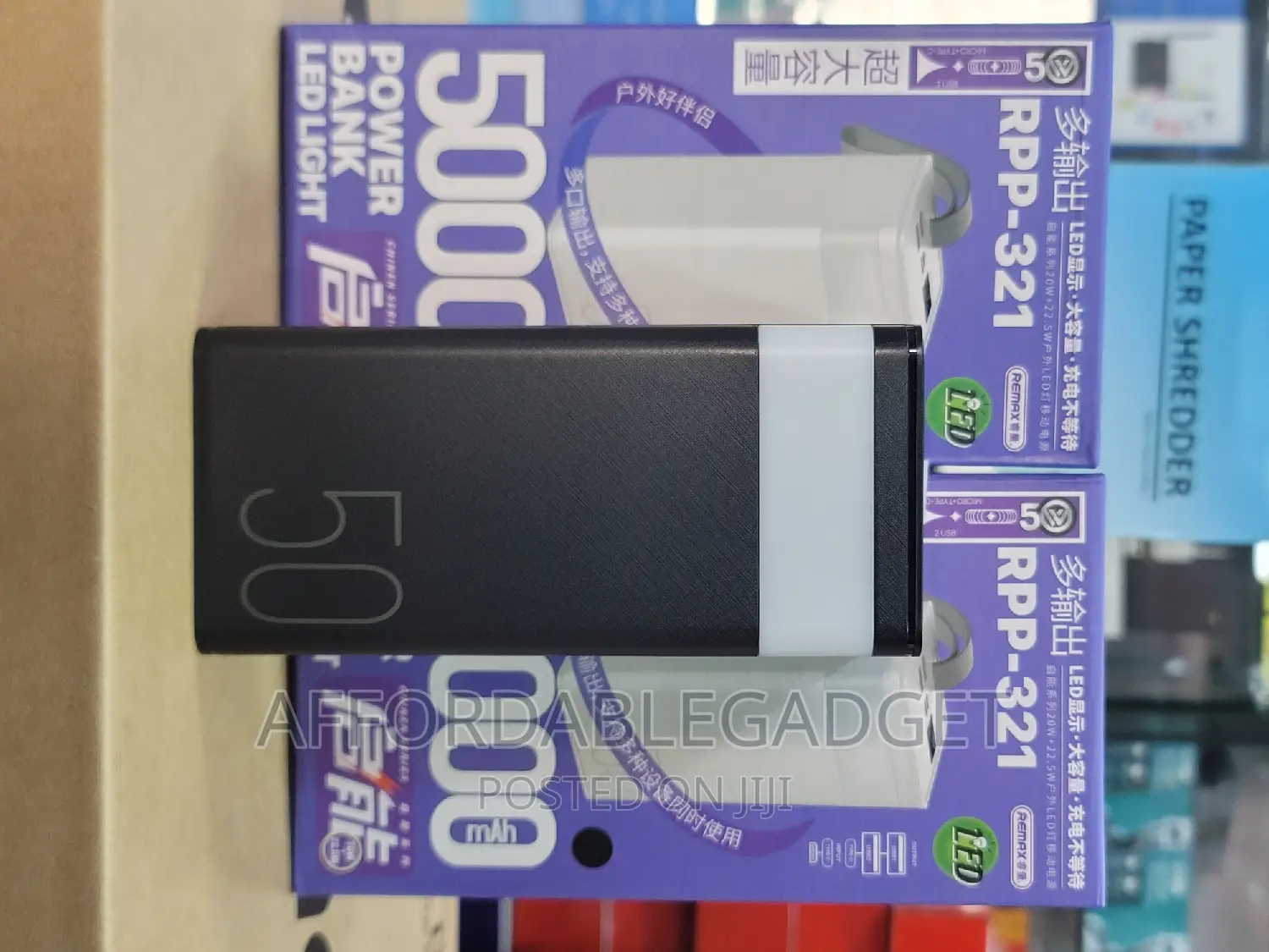 50,000 Mah Power Bank With Led Light