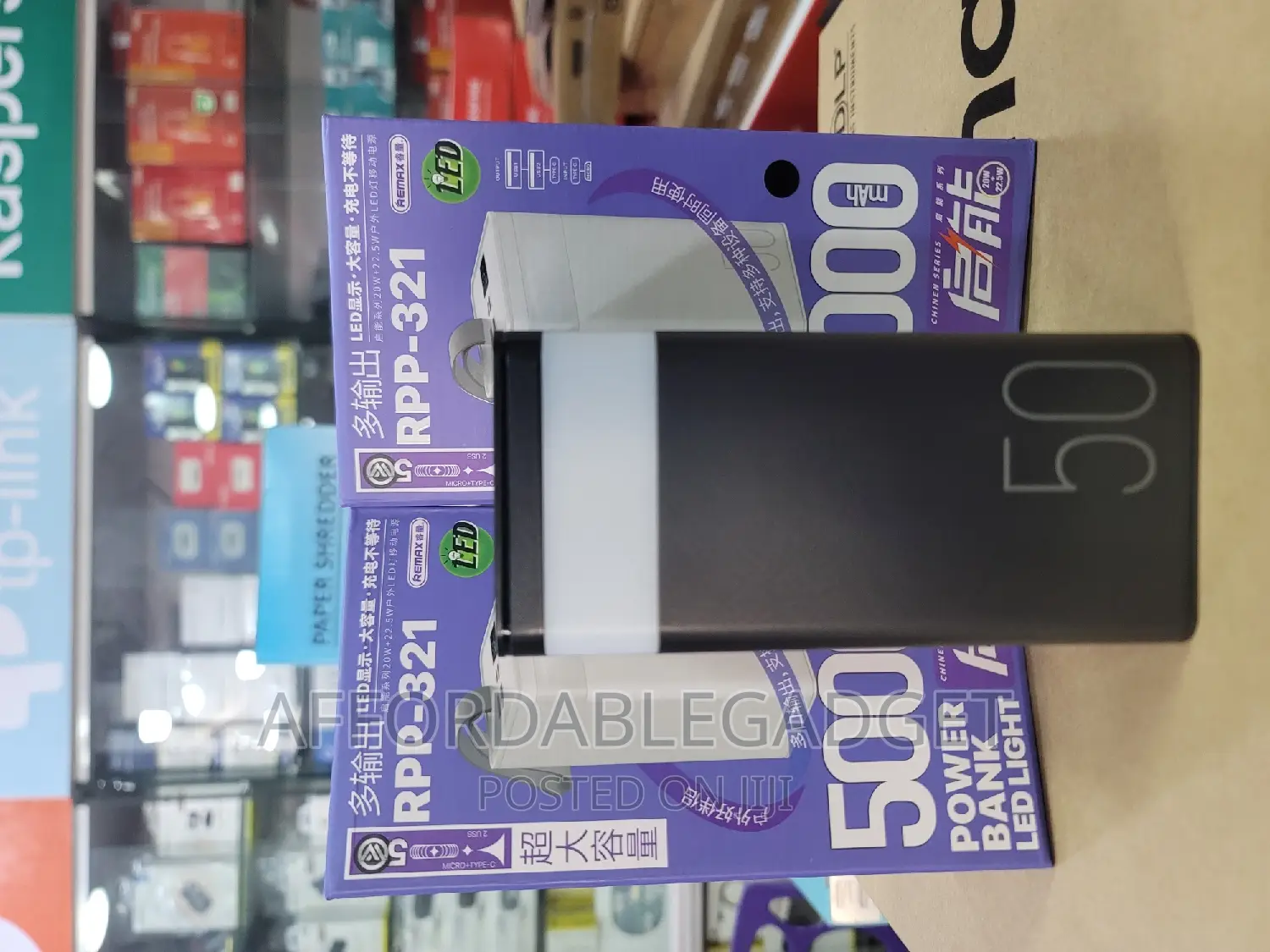 50,000 Mah Power Bank With Led Light
