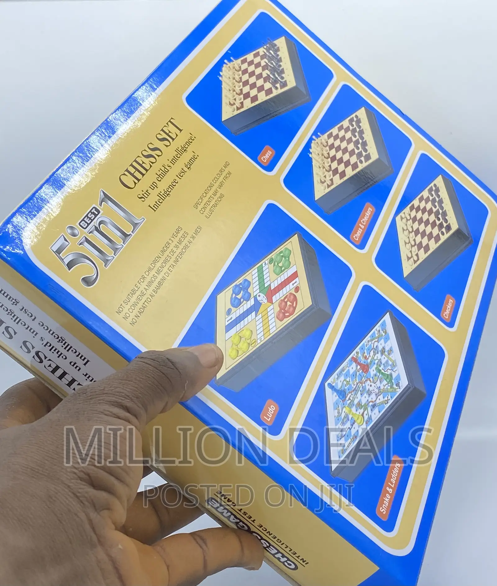 Unique 5in1 Chess Magnetic Board Set Games