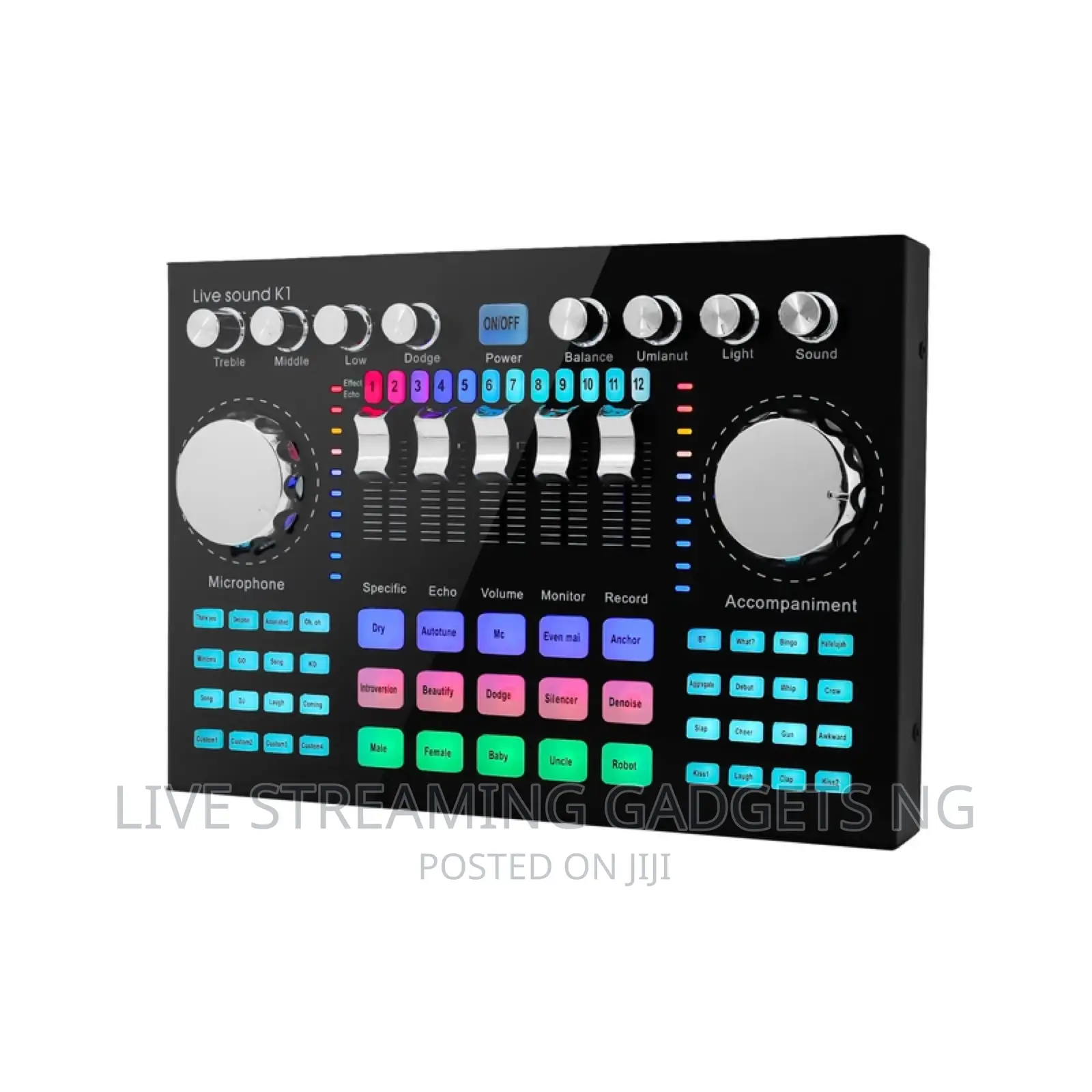 Live Streaming Soundcard Clear Quality