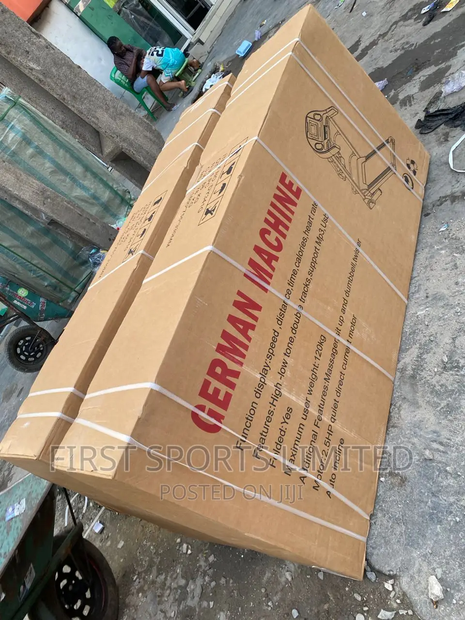 German Machine 2.5hp With Massager Treadmill