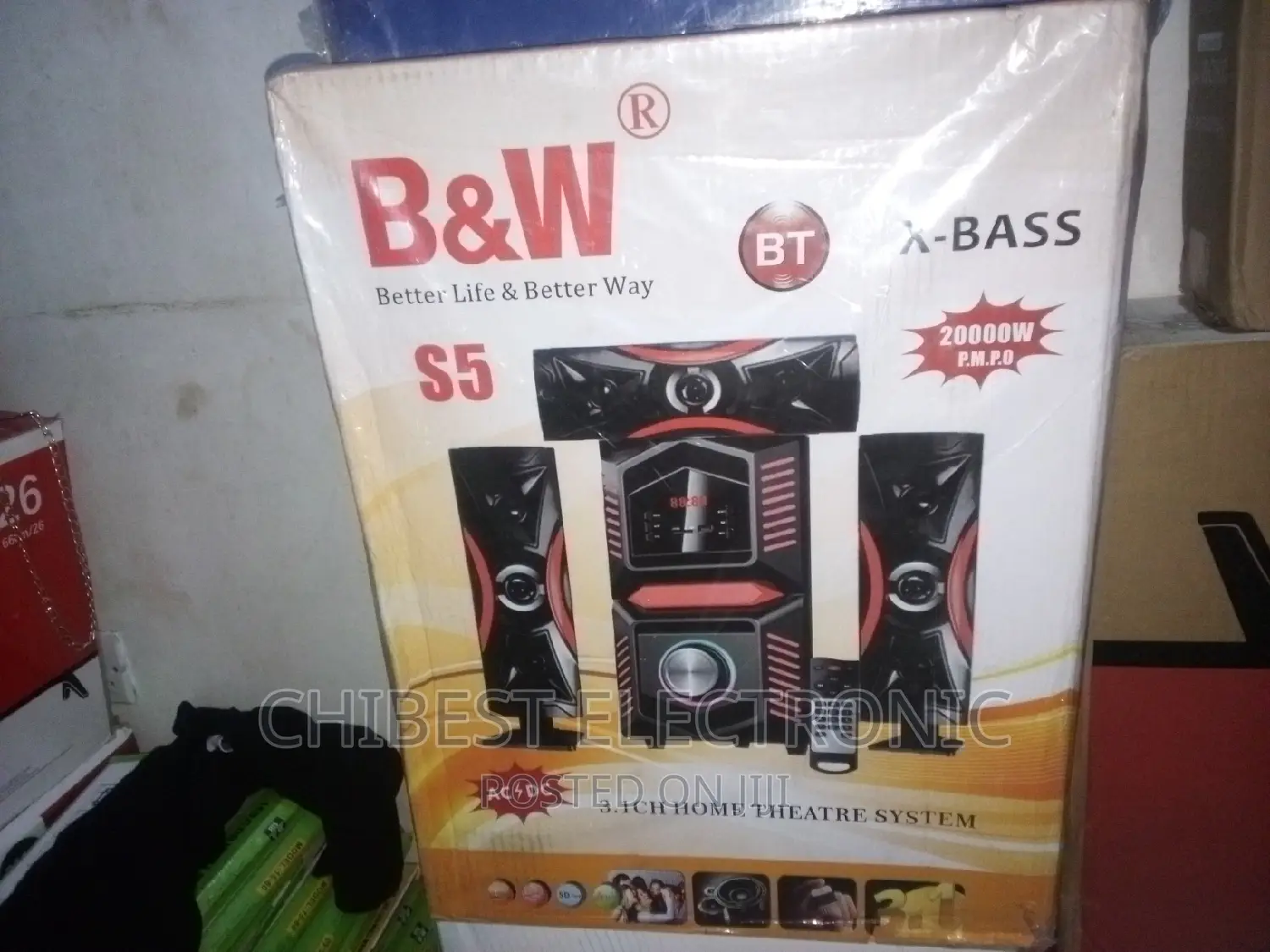 20000watts B W Home Theater System