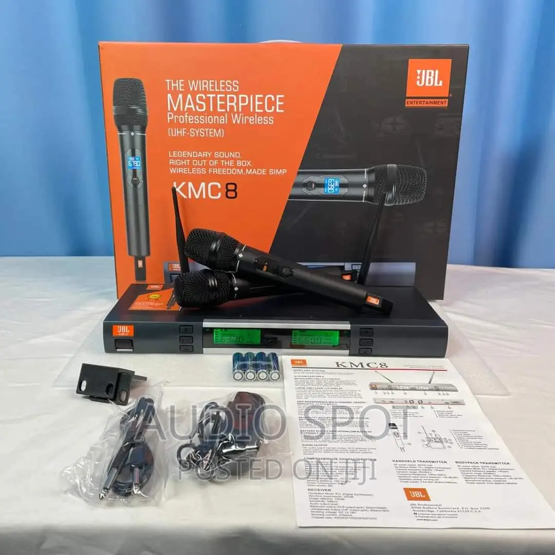 JBL KMC-8 Professional Digital Double Wireless Microphone