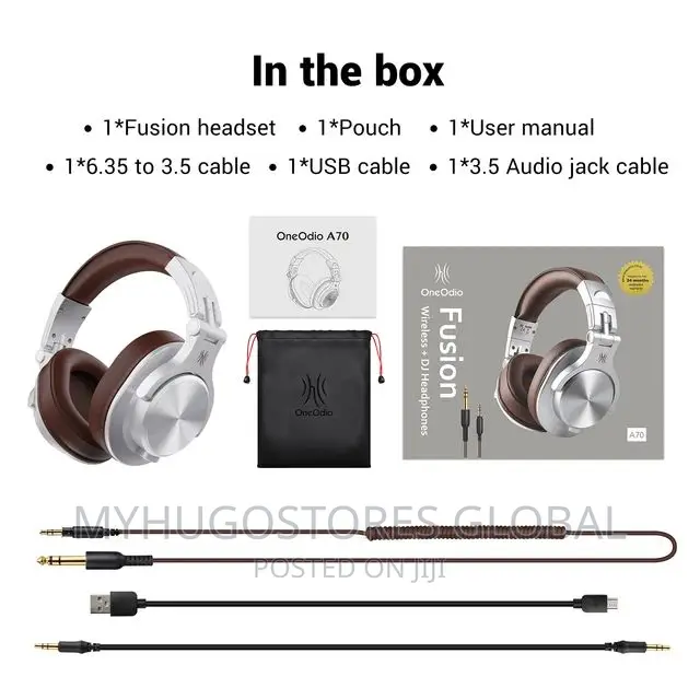 Oneodio A70 Fusion Over Ear Bluetooth Wired/Wireless