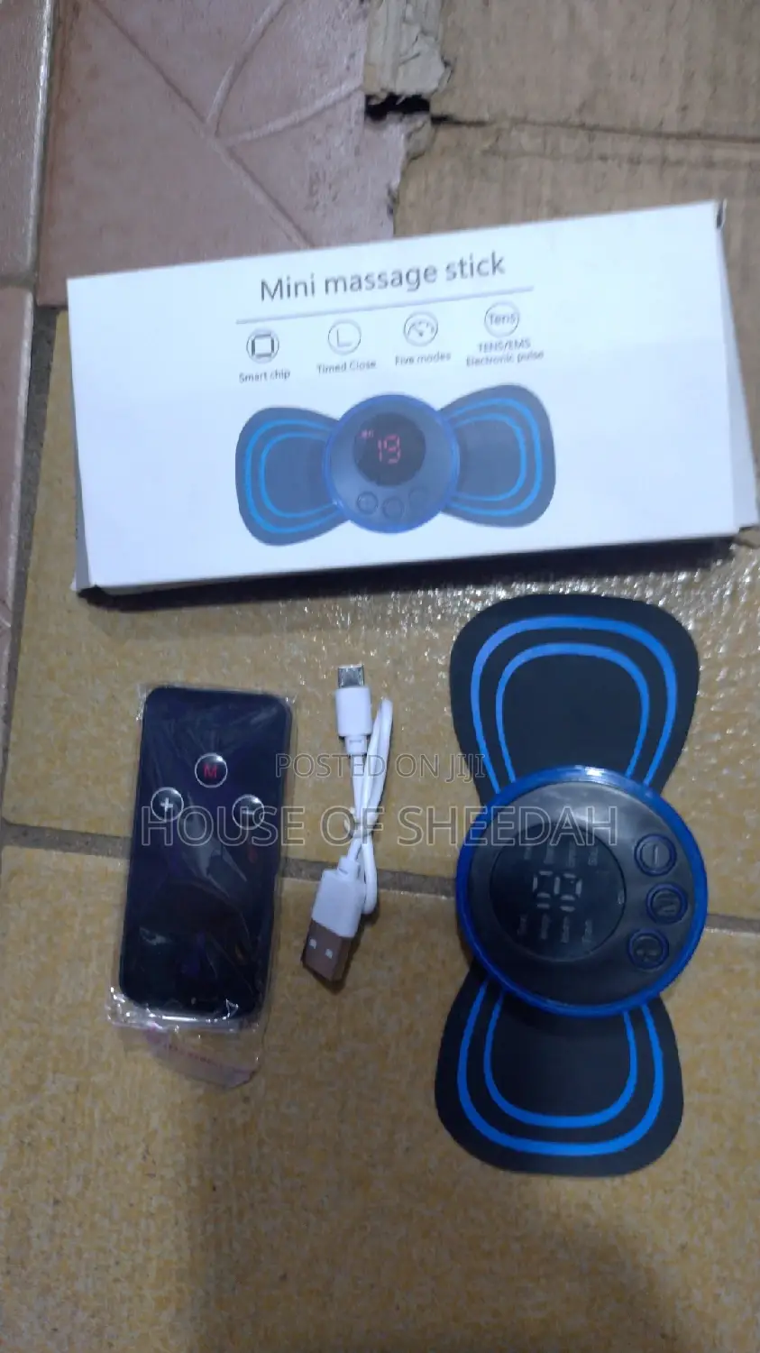 Rechargeable Mini Electric Neck Massager With Remote