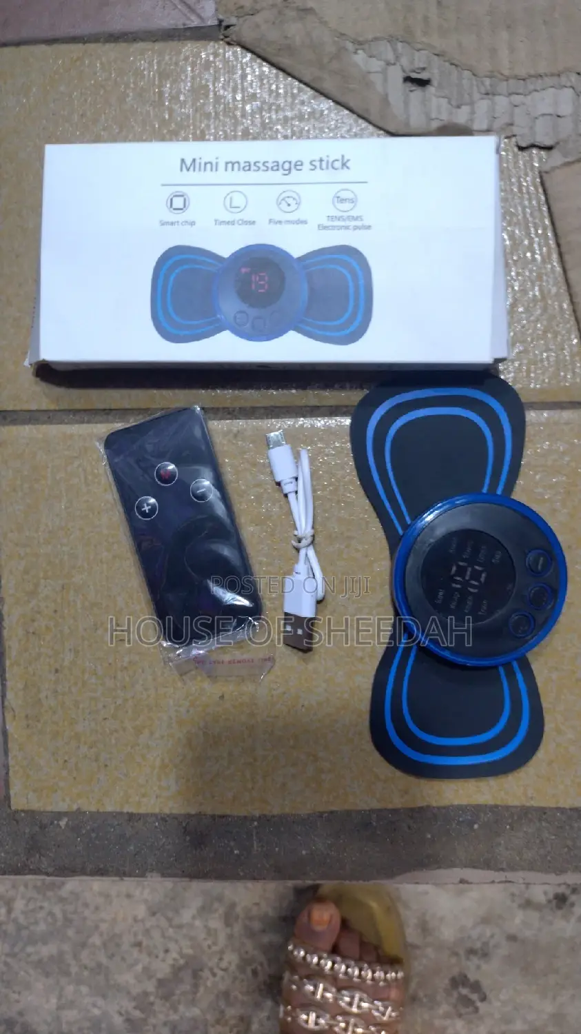 Rechargeable Mini Electric Neck Massager With Remote