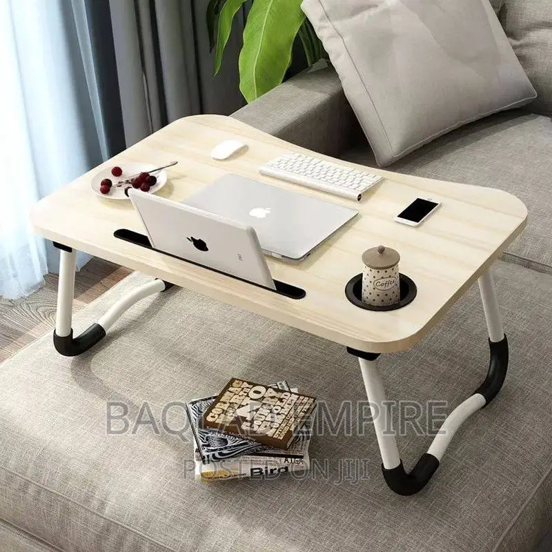 Foldable Computer/Laptop Table With Cup Holder